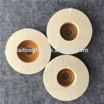 wool felt buffing polishing wheels disc abrasive wheel