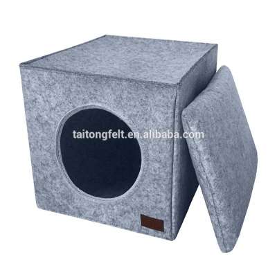 Portable Felt Cat House